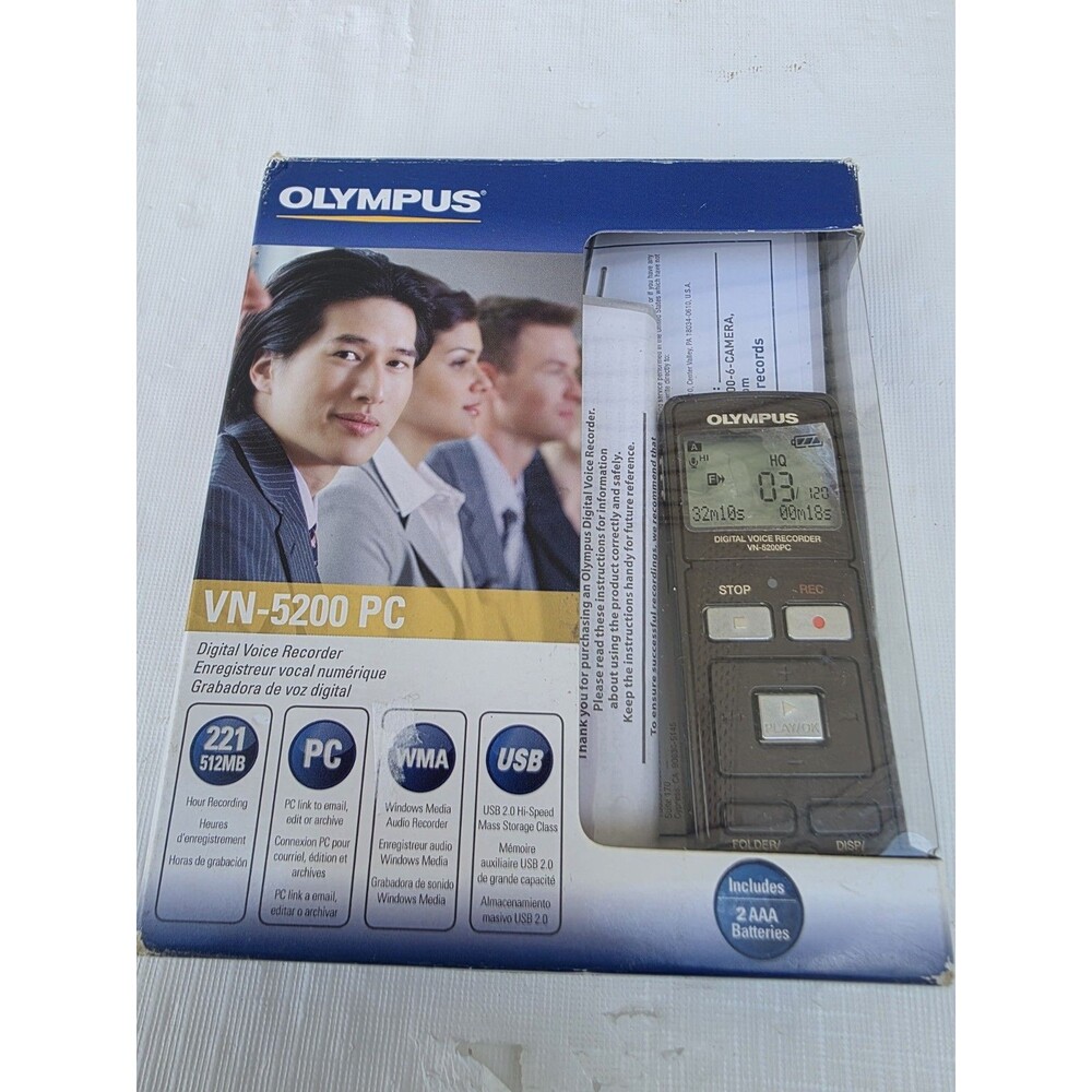 Olympus VN-5200PC Digital Voice Recorder